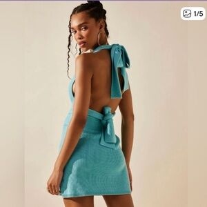 NWT free people haltered knitted dress